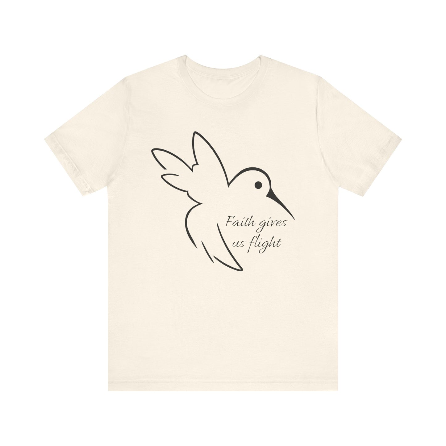 Hummingbird Faith Gives Us Flight T-Shirt