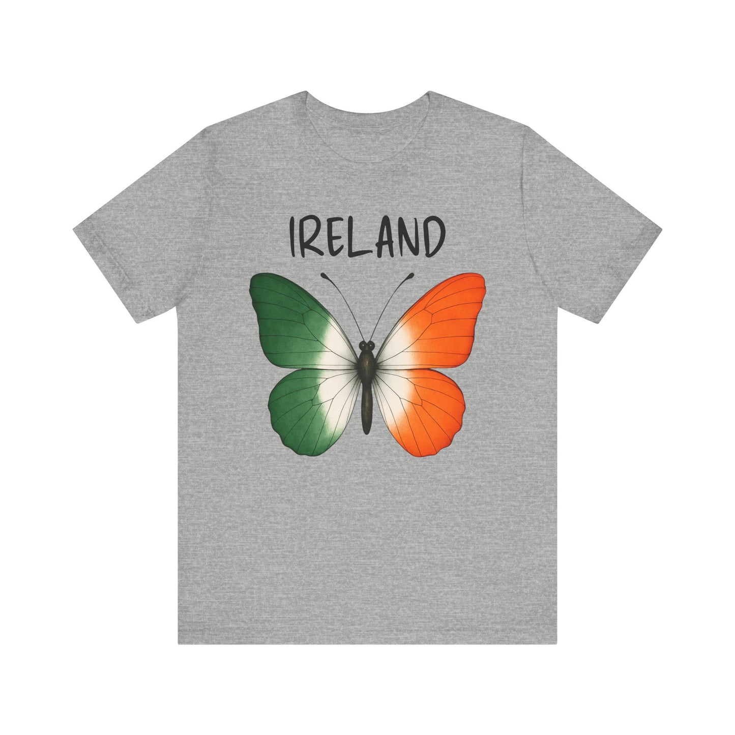 Ireland Flag Butterfly T-Shirt