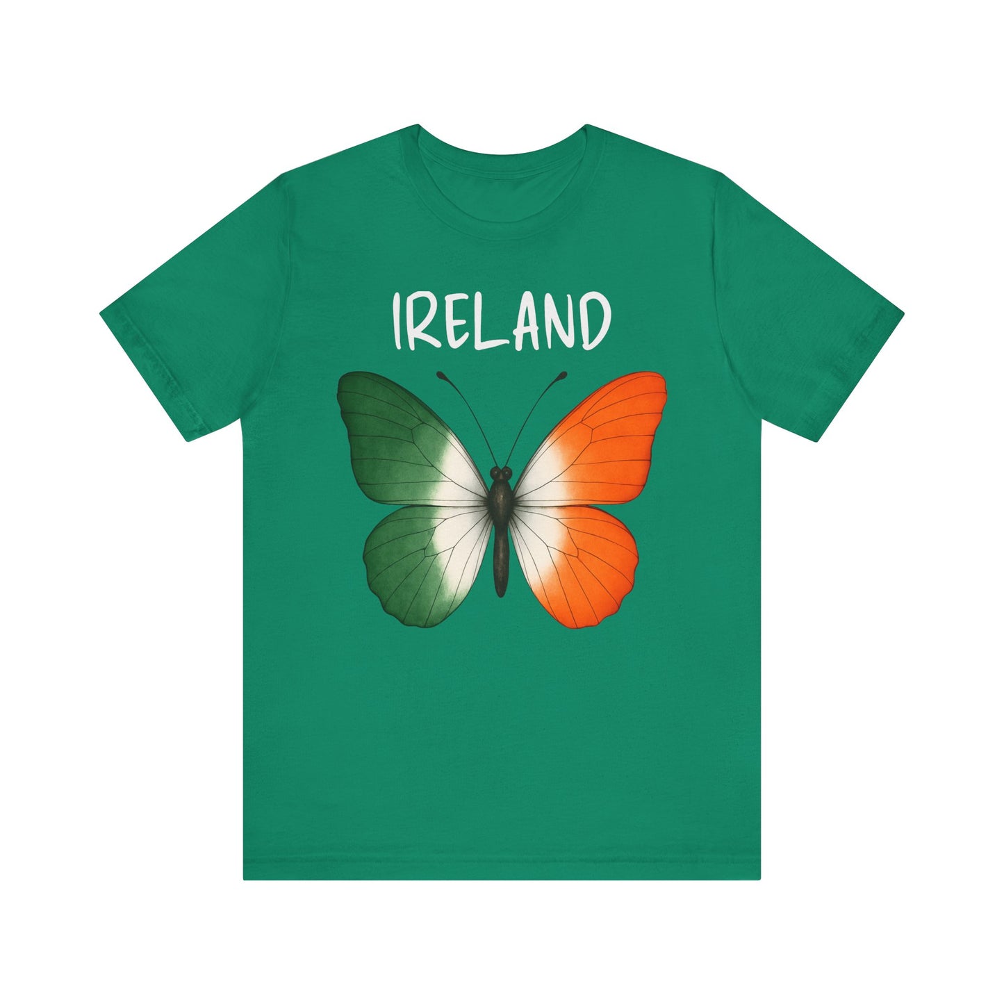 Ireland Flag Butterfly T-Shirt