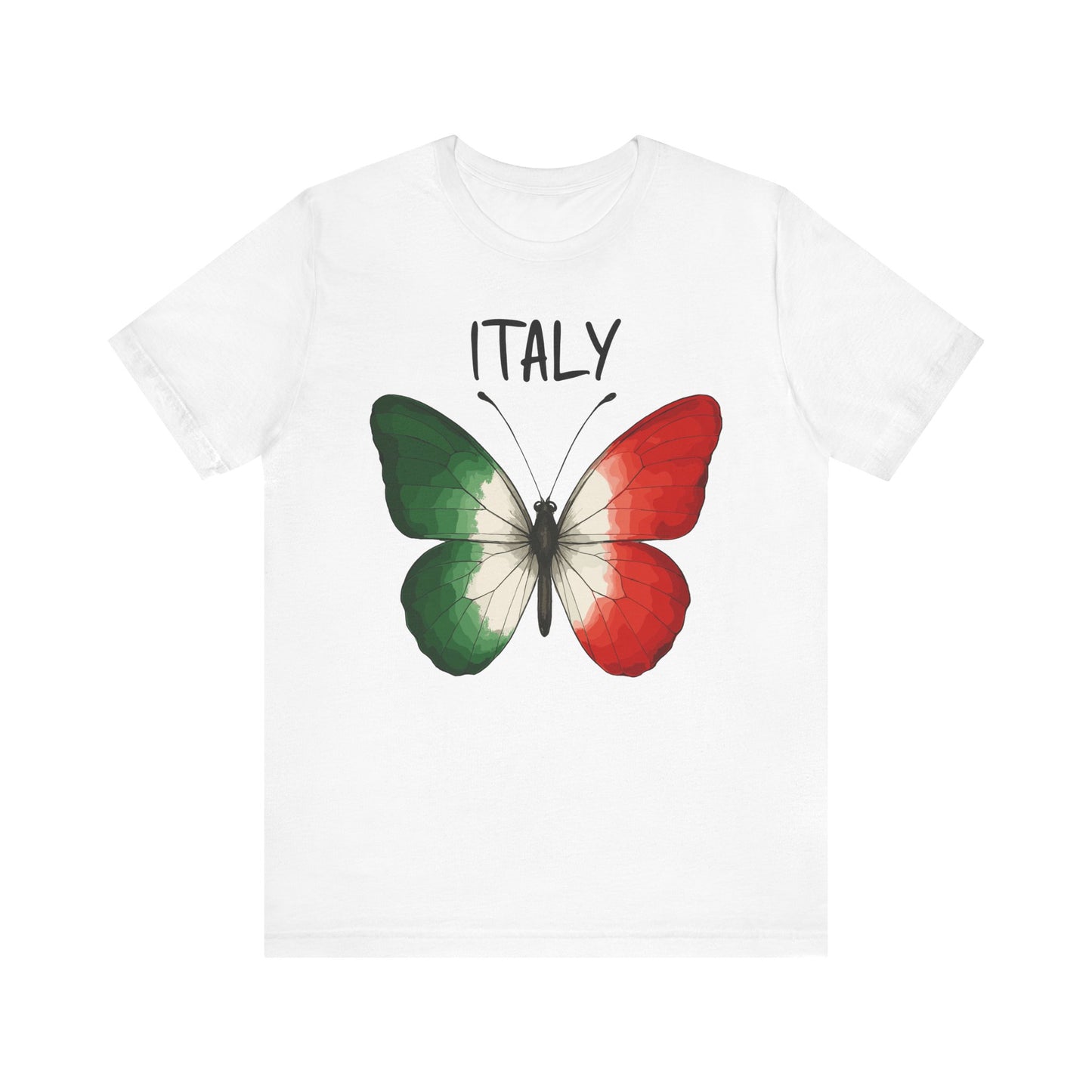 Italian Flag Butterfly T-Shirt
