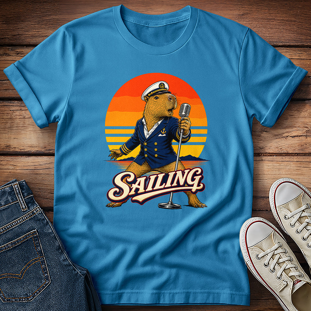 Yacht Rock Capybara T-Shirt