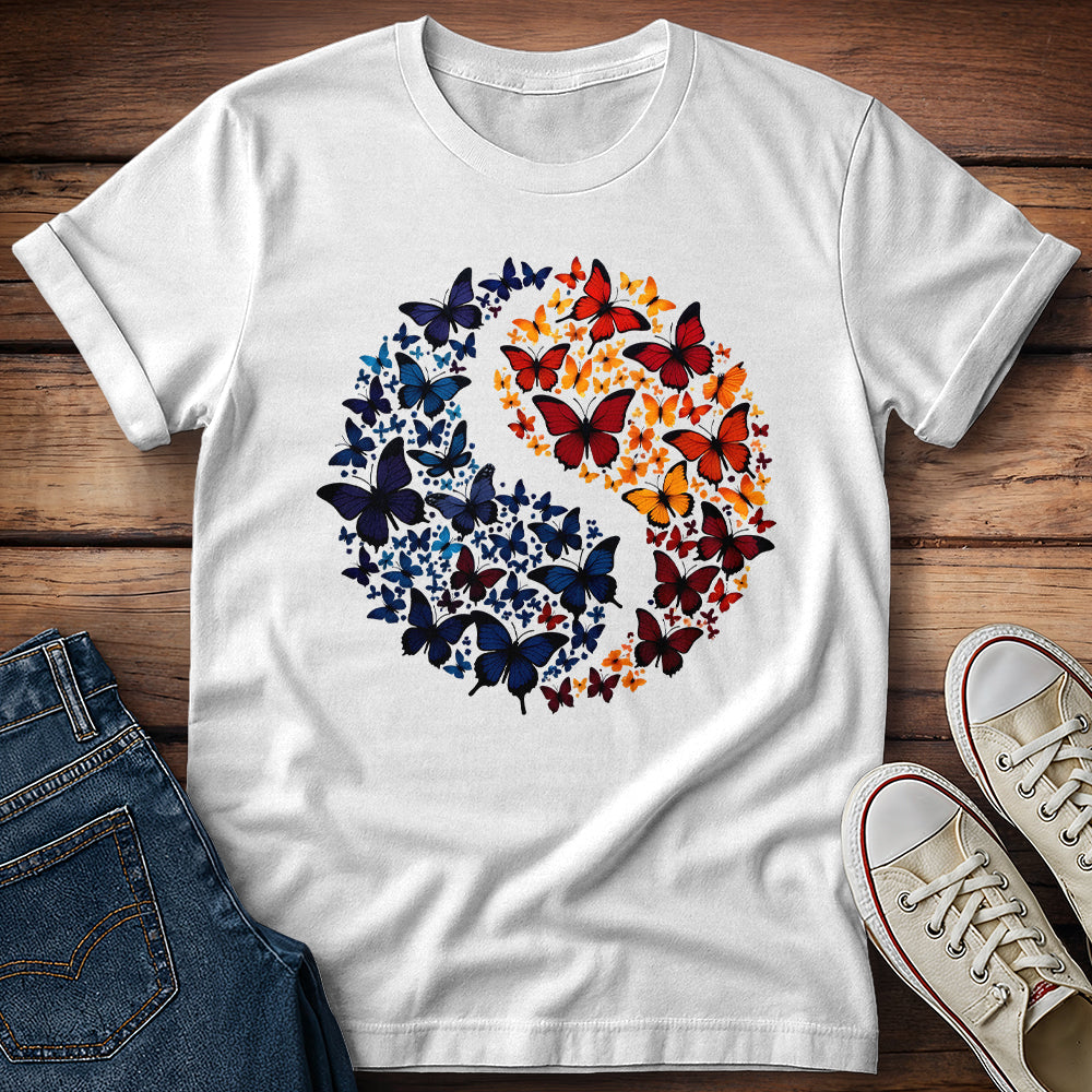 Yin Yang Butterflies T-Shirt