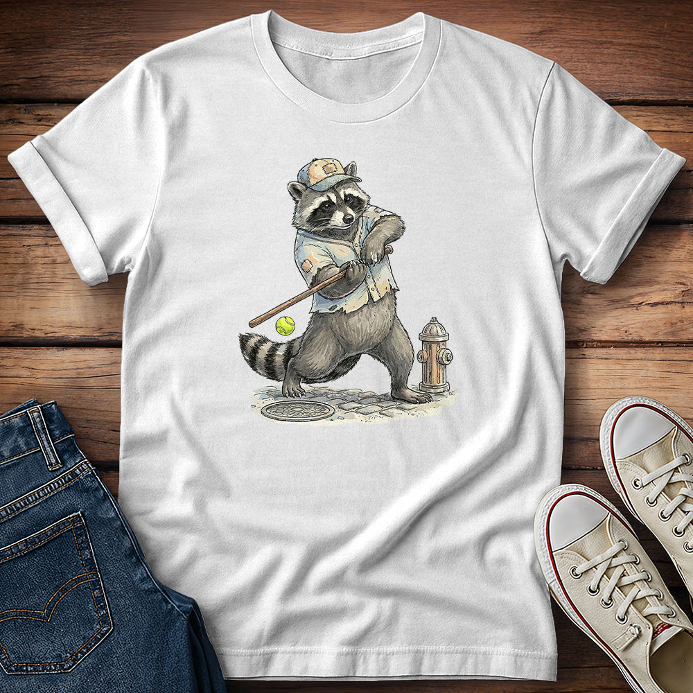 Raccoon - The Stickball Bandit T-Shirt
