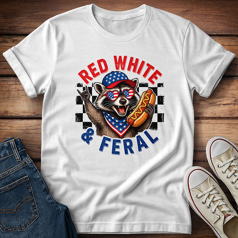 Red White & Feral T-Shirt