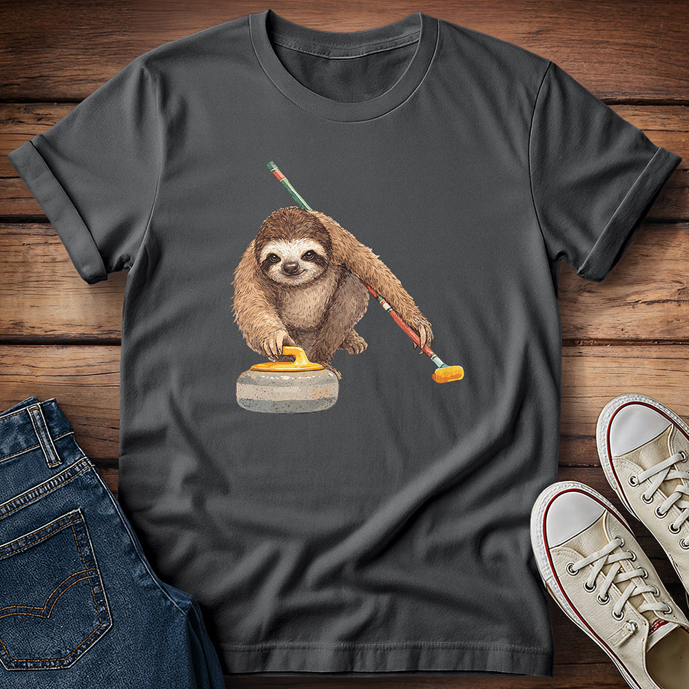 Sloth Slow Sweep Curl Society T-Shirt