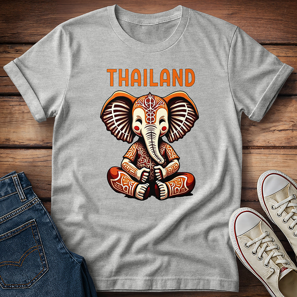 Meditating Elephant Thailand T-Shirt
