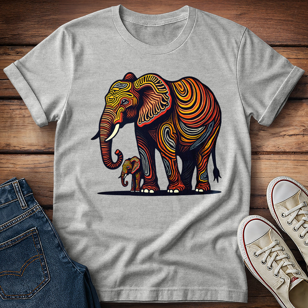 Elephant & Calf T-Shirt