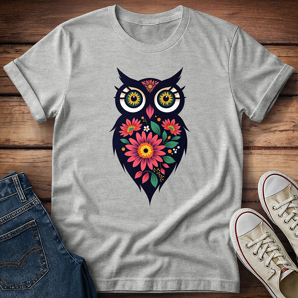 Floral Owl T-Shirt
