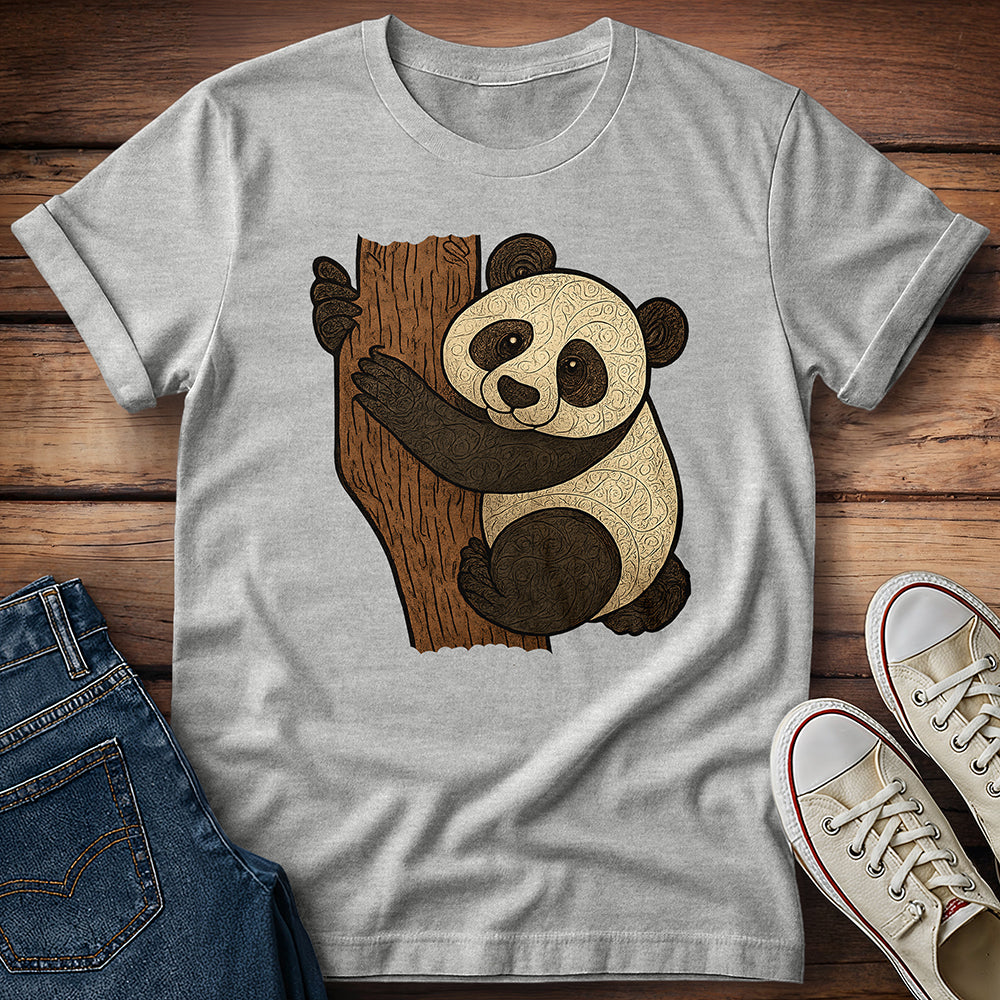 Panda on Tree T-Shirt