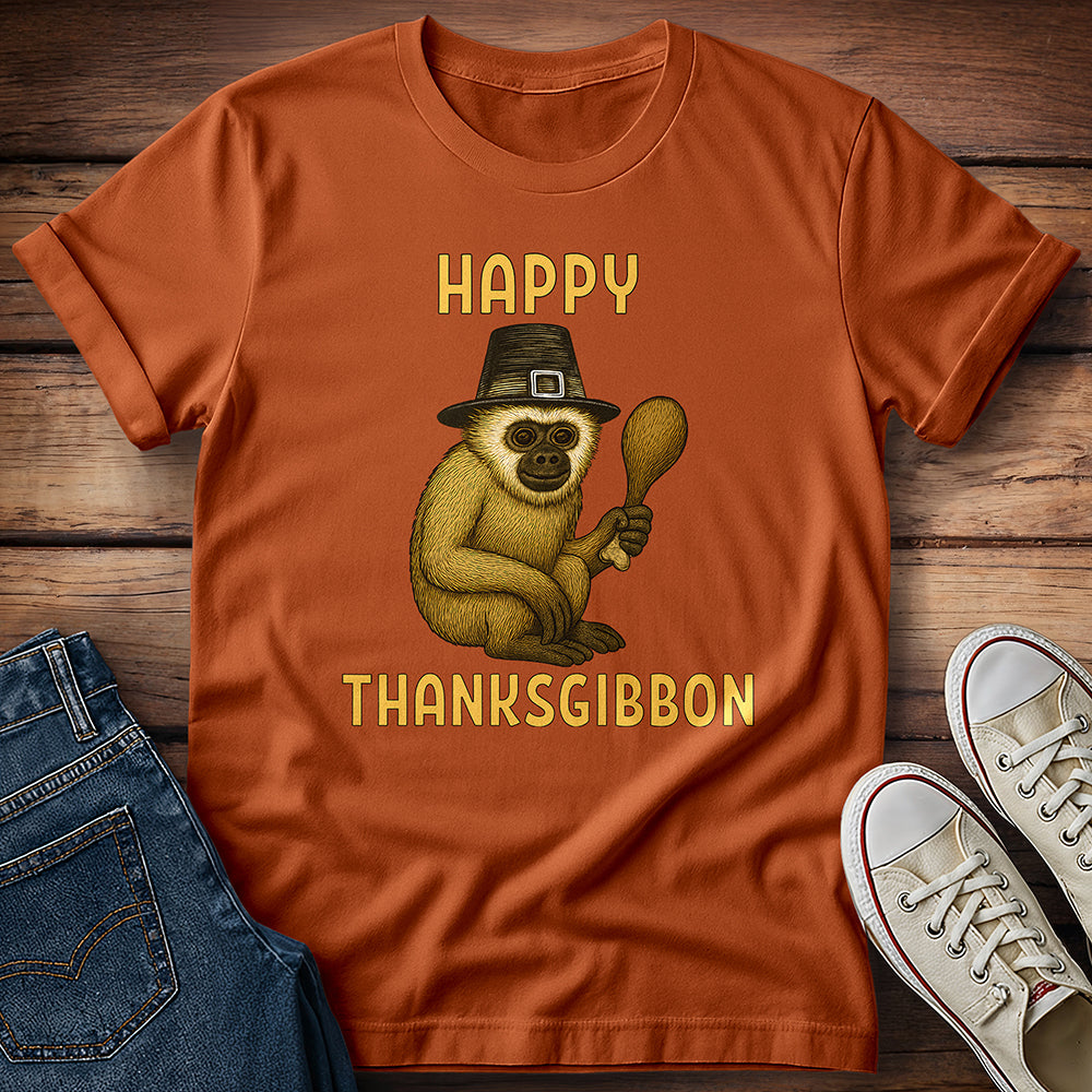 Happy Thanksgibbon T-Shirt
