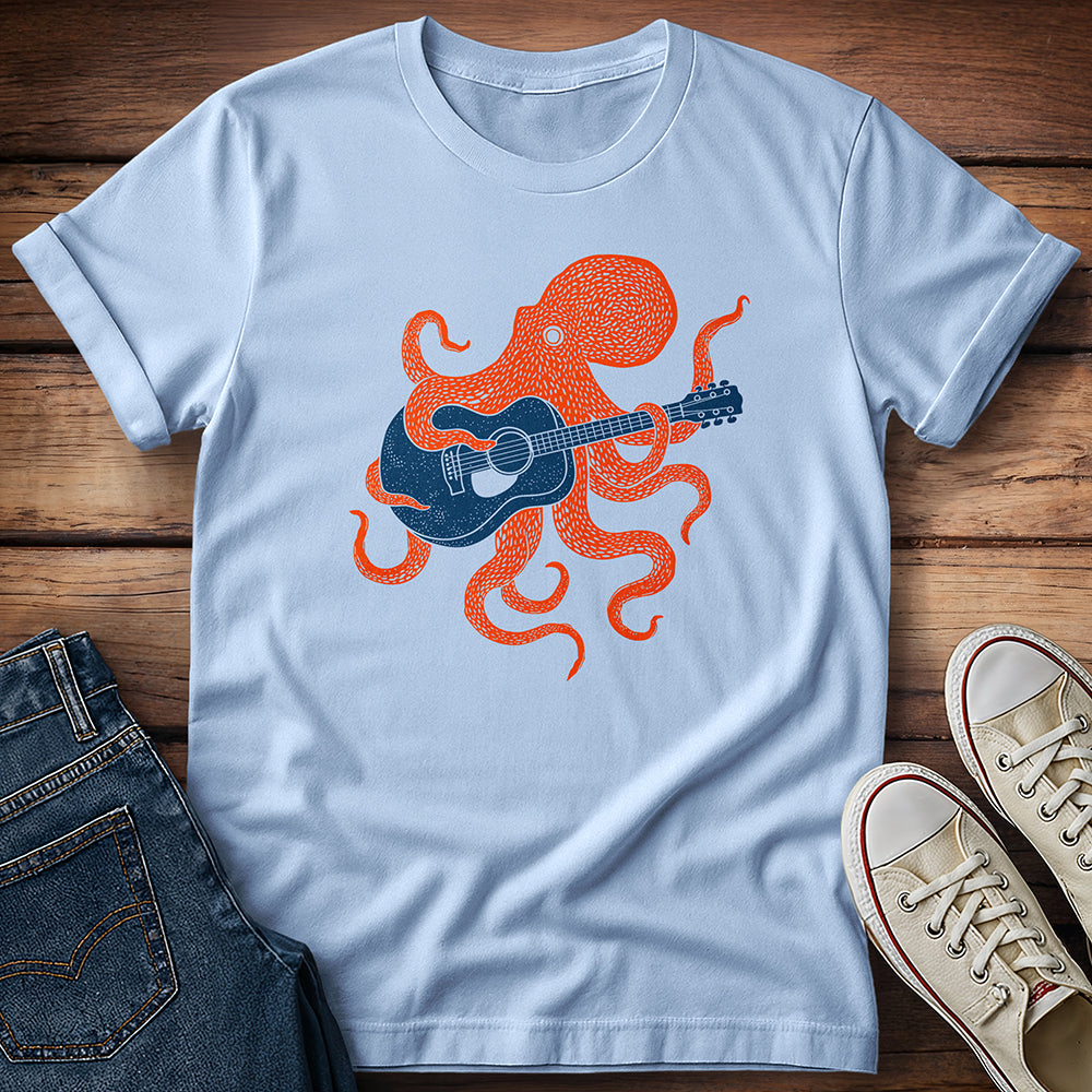 Octopus Playing Guitar T-Shirt