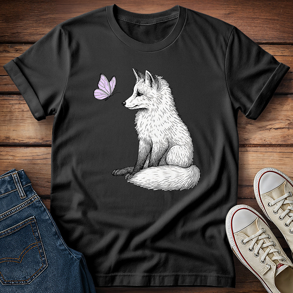 Fox and Lavender Butterfly T-Shirt