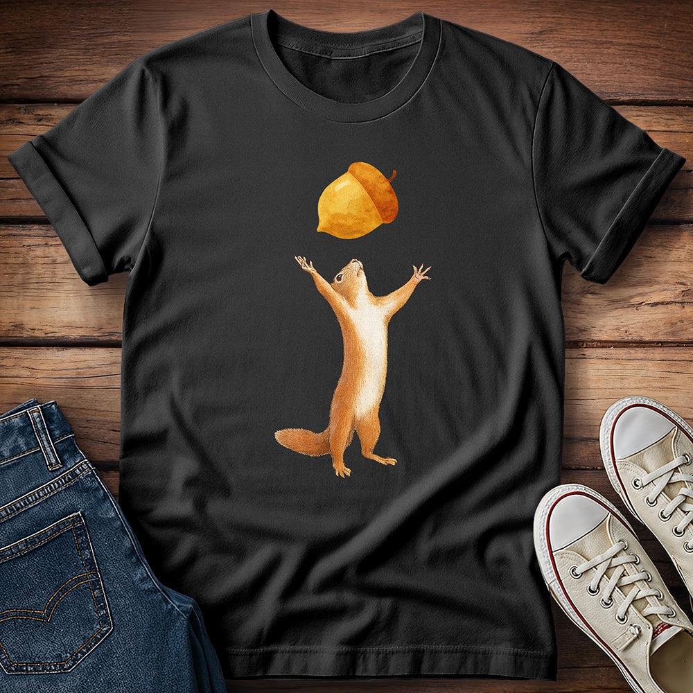 Squirrel and Giant Acorn T-Shirt