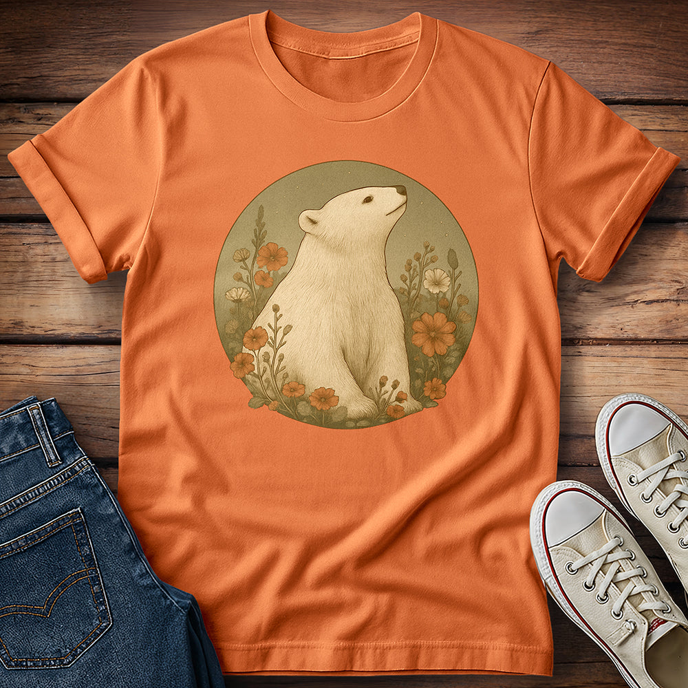 Polar Bear Arctic Foliage T-Shirt