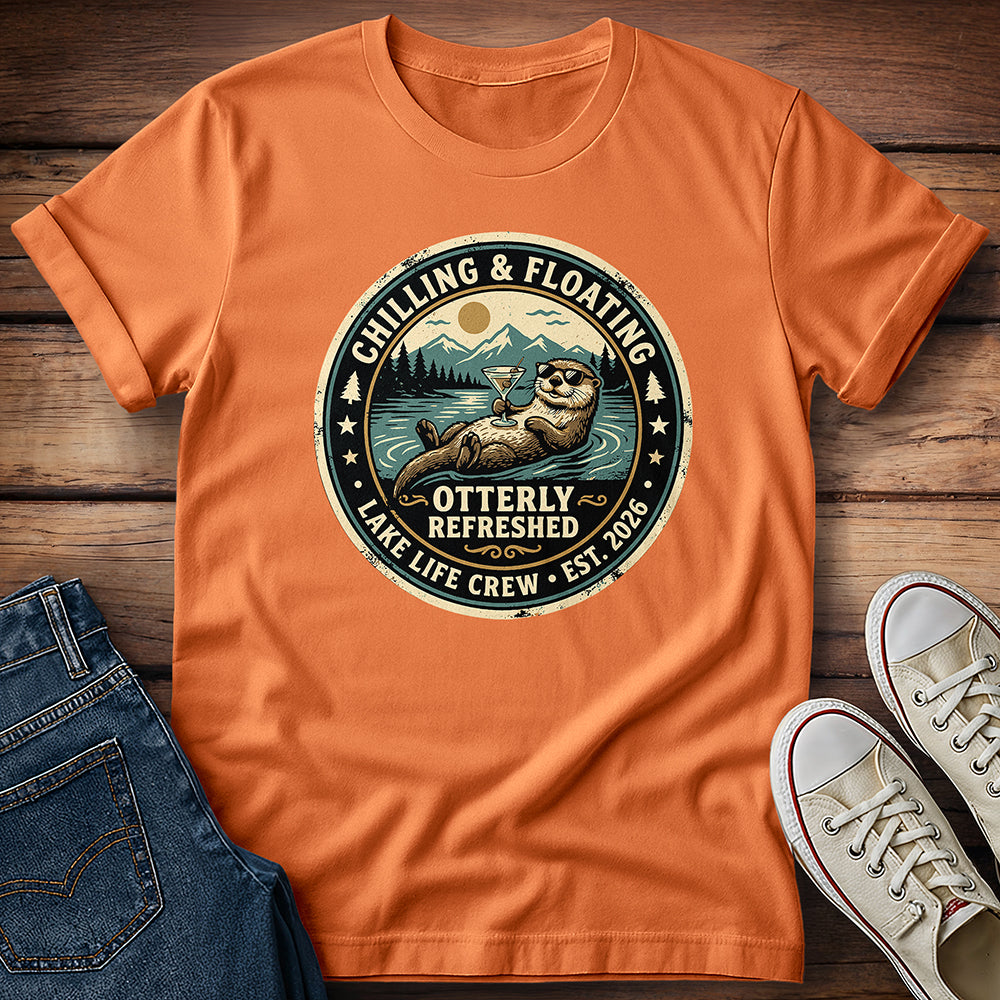 Otterly Refreshed - Lake Life Crew T-Shirt