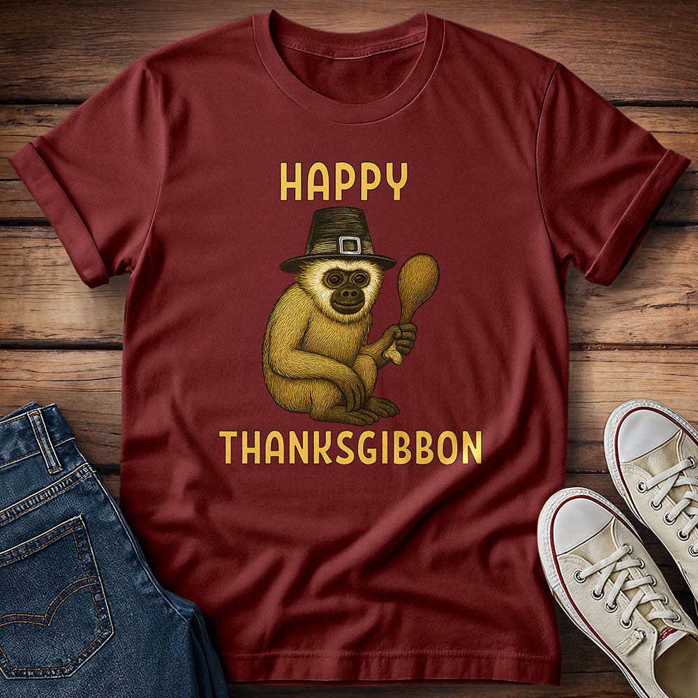 Happy Thanksgibbon T-Shirt