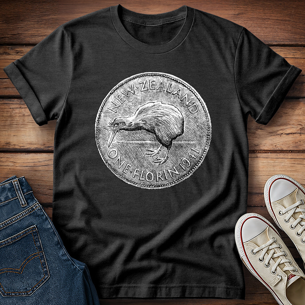 Kiwi Coin - New Zealand One Florin 1941 T-Shirt