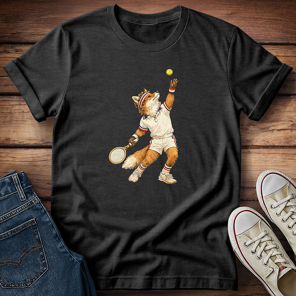 Retro Fox - Strong Serve T-Shirt