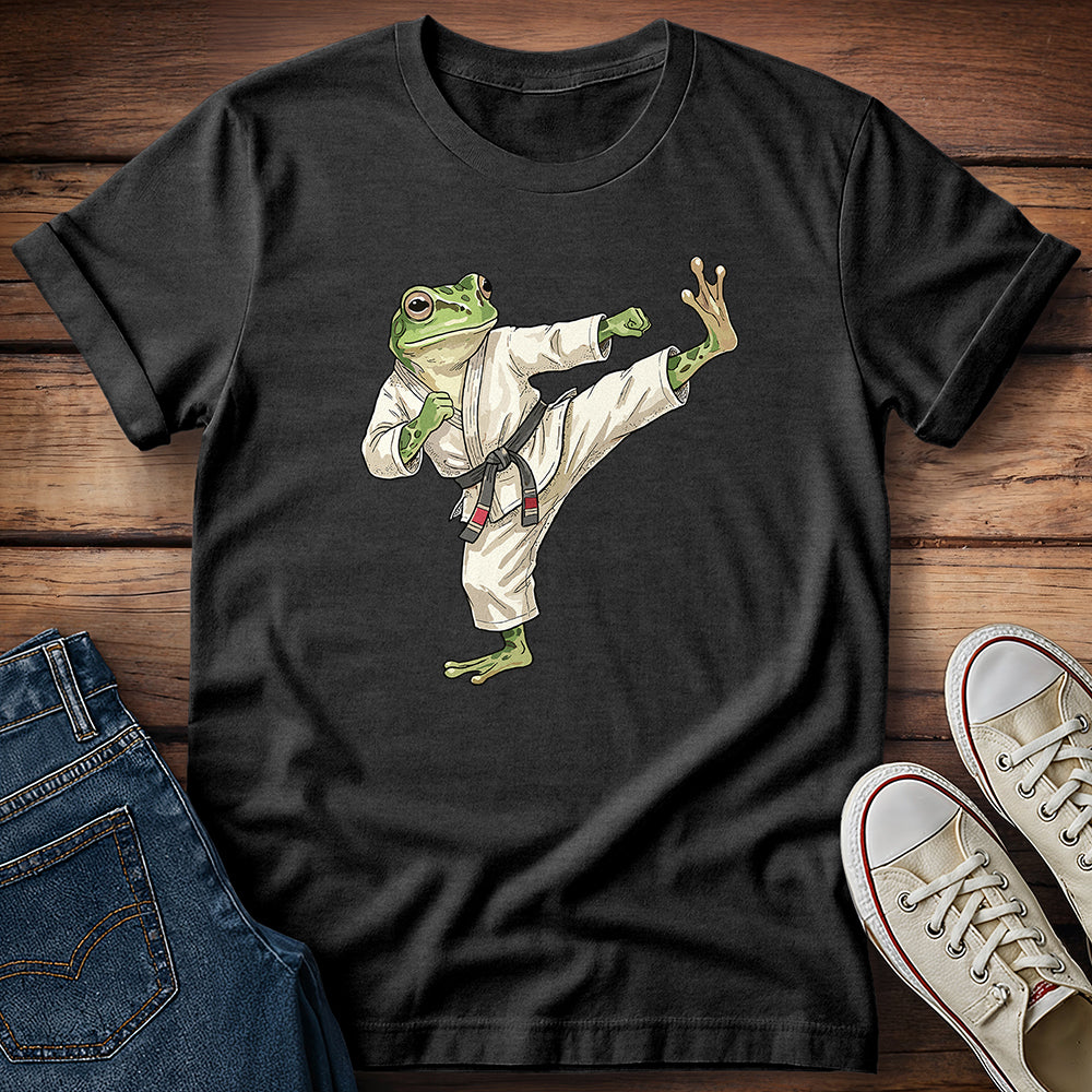 Karate Kick Frog T-Shirt