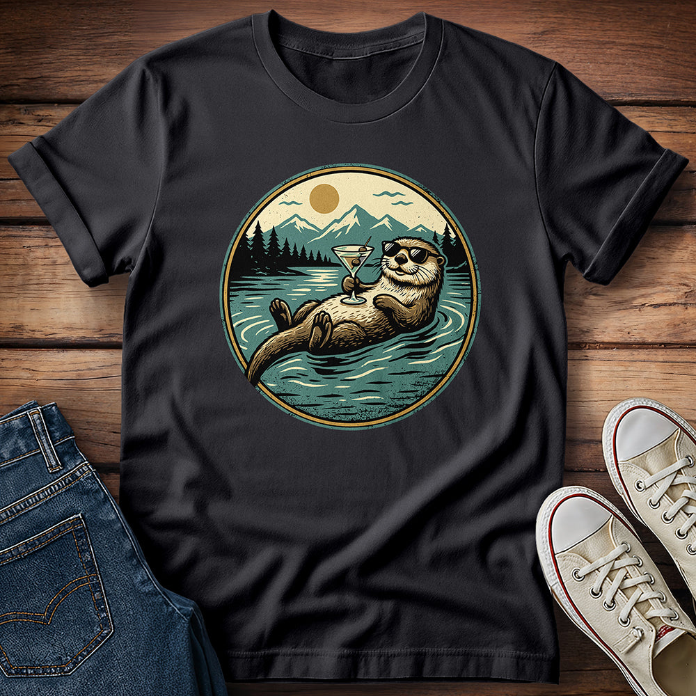 Otter Martini Happy Hour T-Shirt