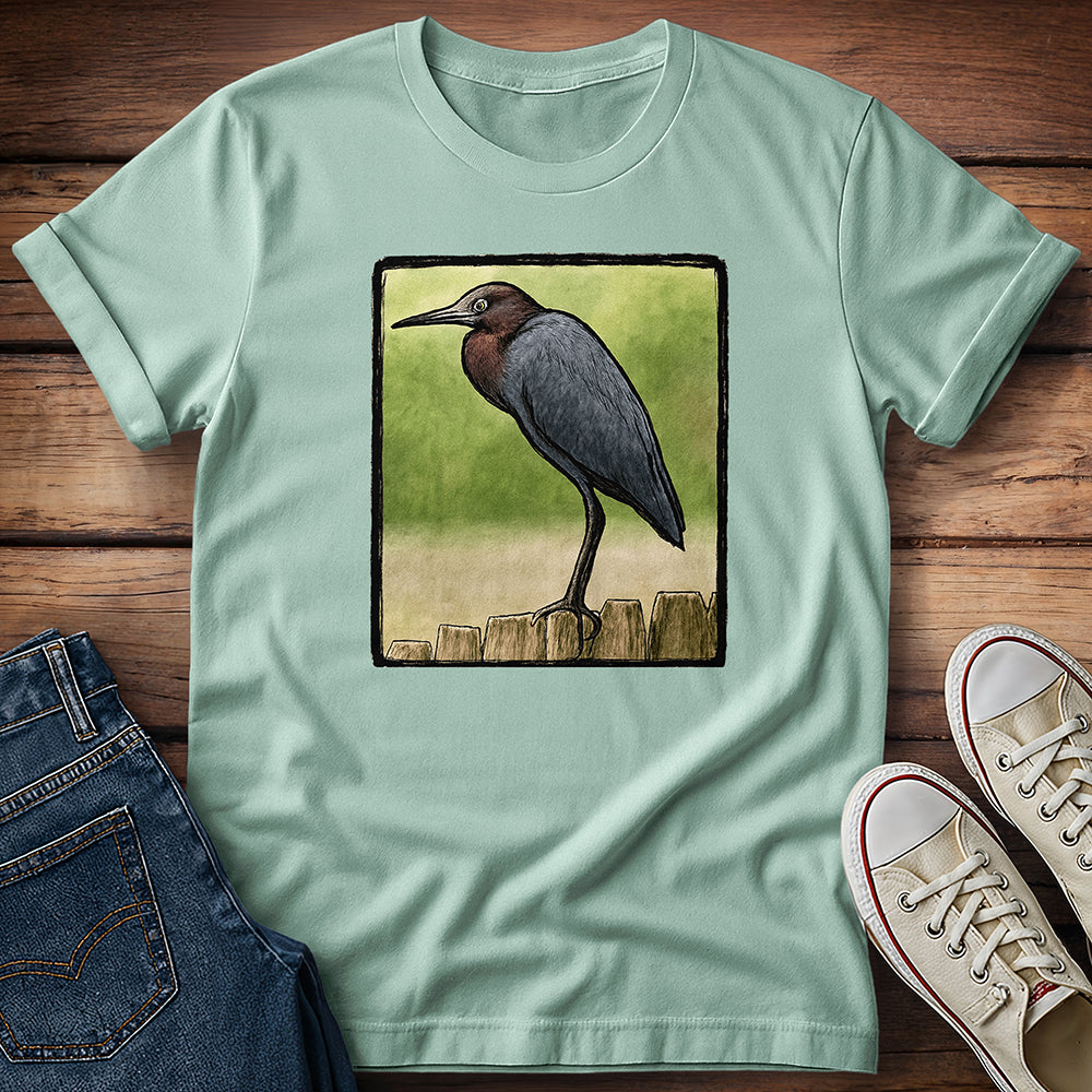 Framed Crane T-Shirt