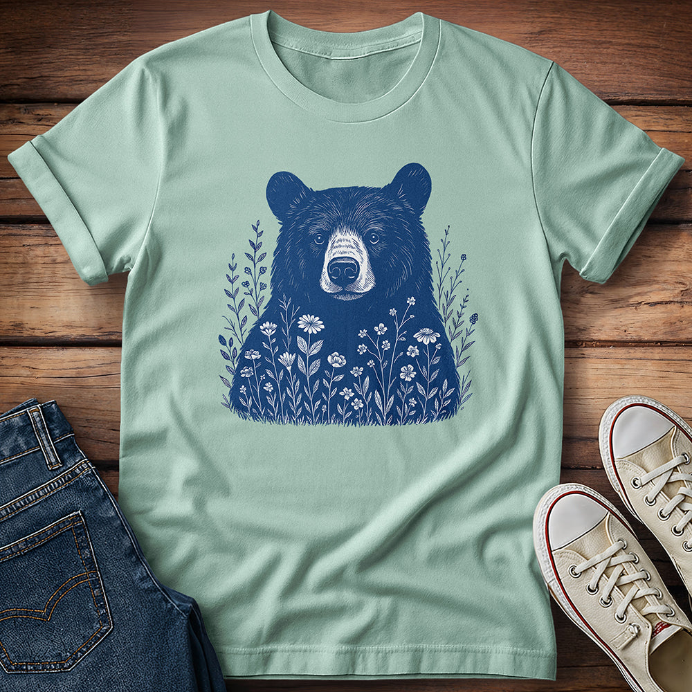 Bear in Wildflowers T-Shirt