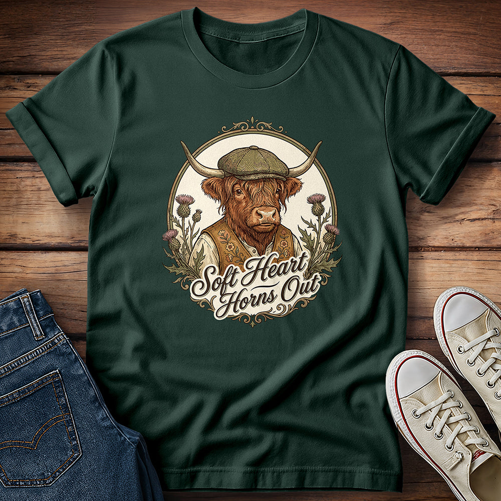 Soft Heart Horns Out 2 T-Shirt