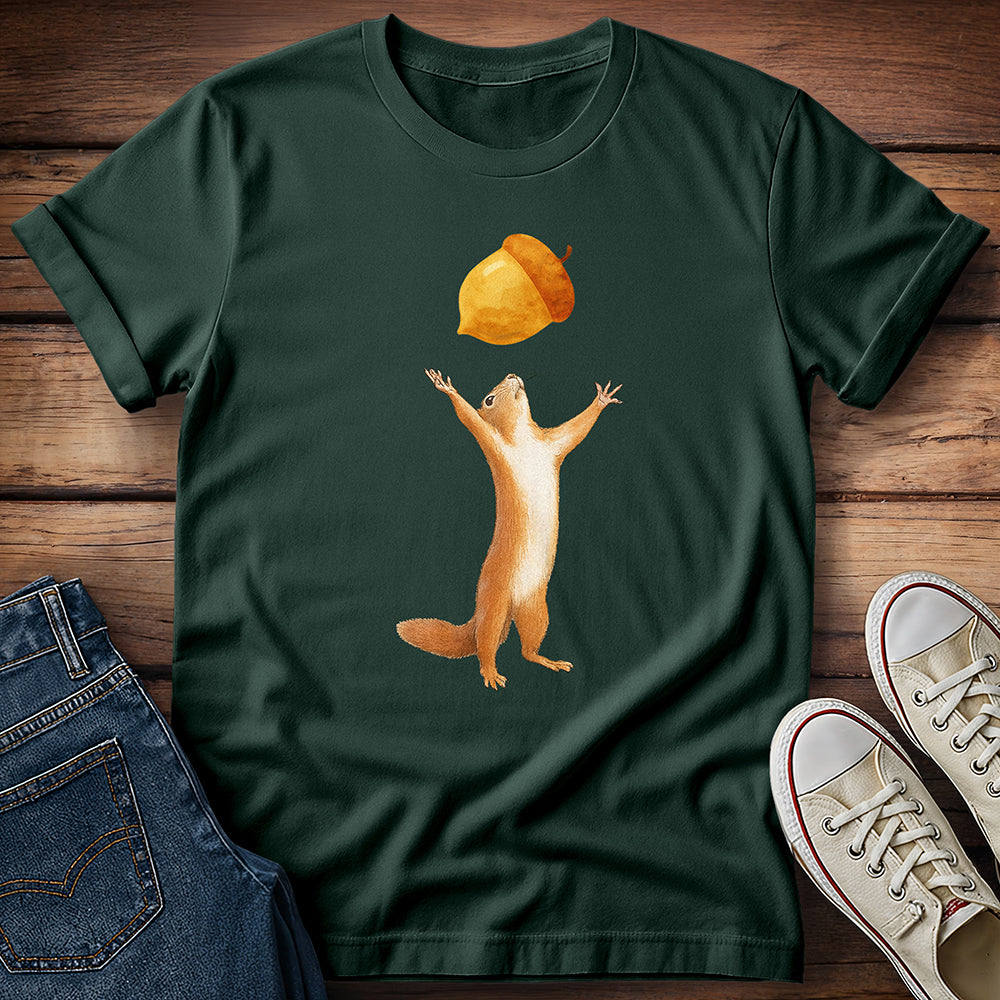 Squirrel and Giant Acorn T-Shirt