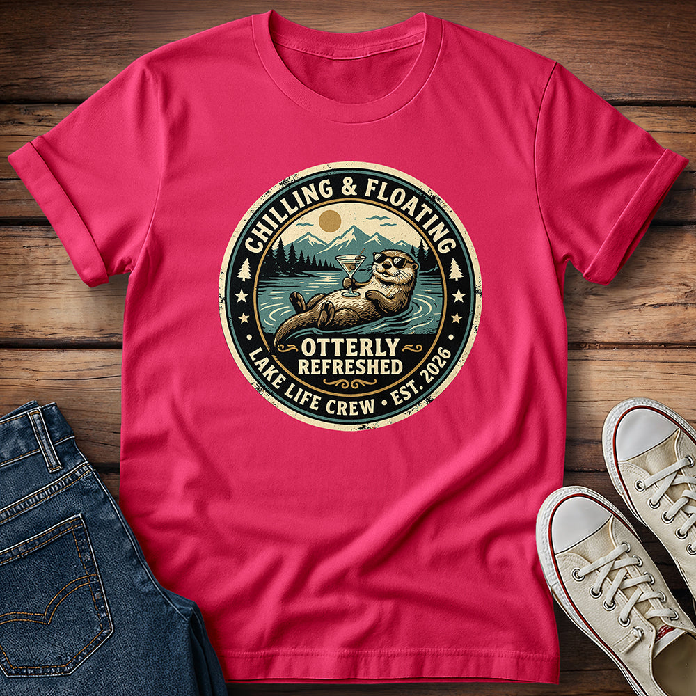 Otterly Refreshed - Lake Life Crew T-Shirt