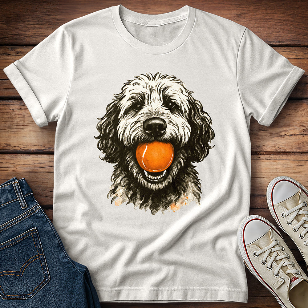 Doodle with Orange Ball T-Shirt
