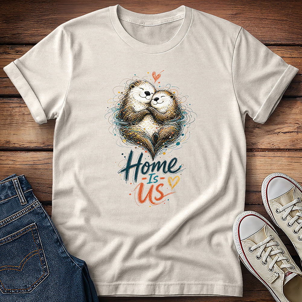 Otter Couple Goals - Home Is Us T-Shirt