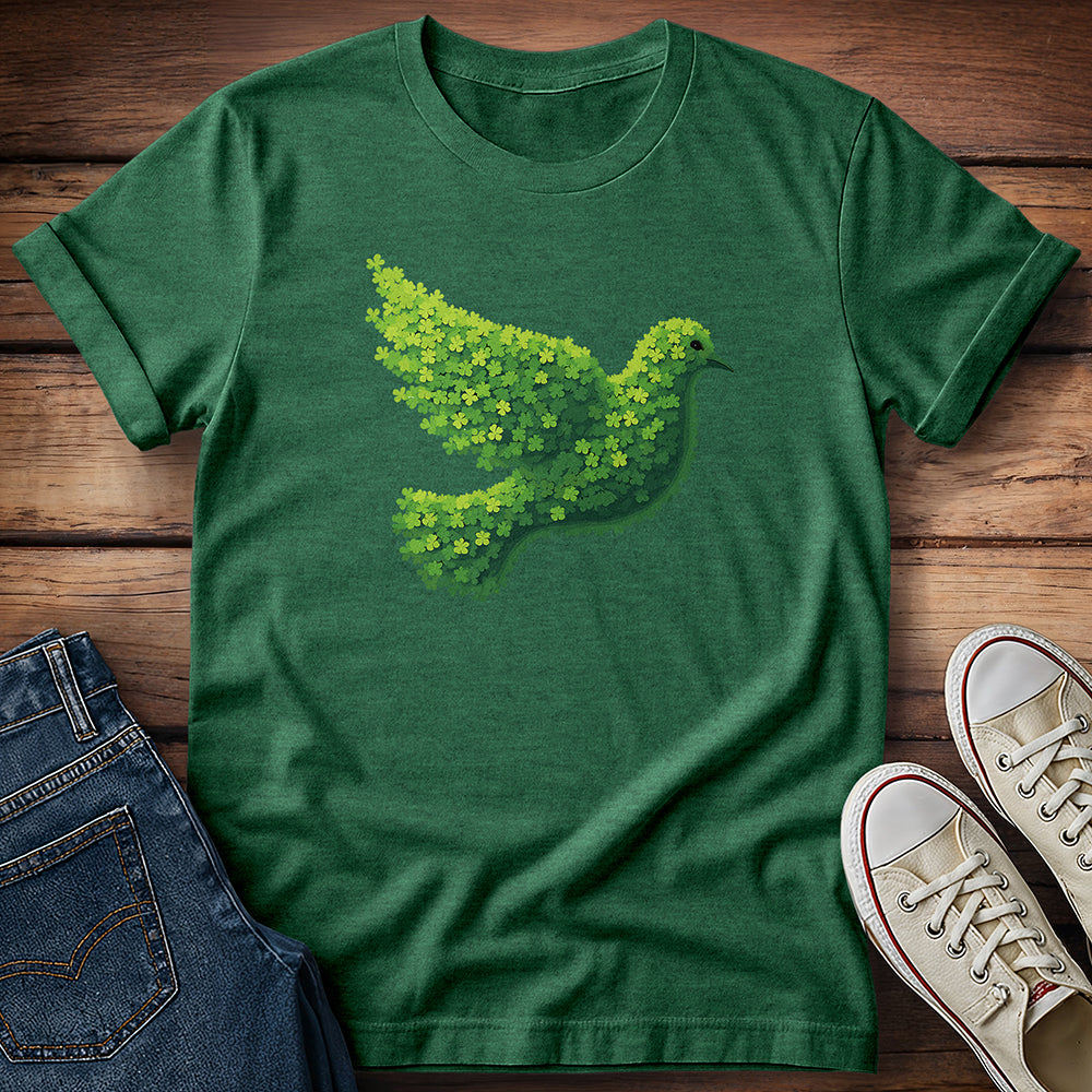 Shamrock Clover Dove T-Shirt