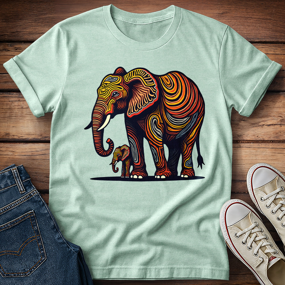 Elephant & Calf T-Shirt