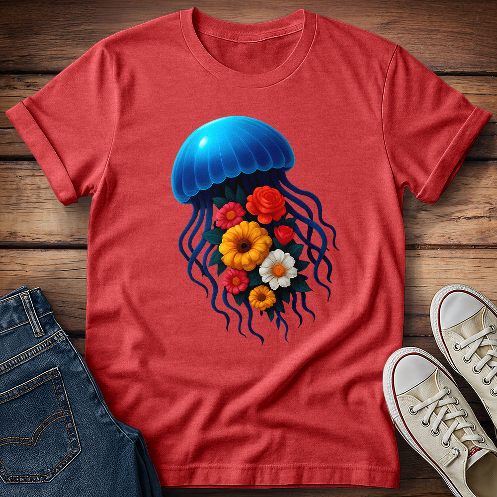 Floral Jellyfish T-Shirt