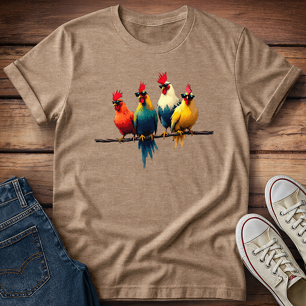 Retro Rooster Society T-Shirt