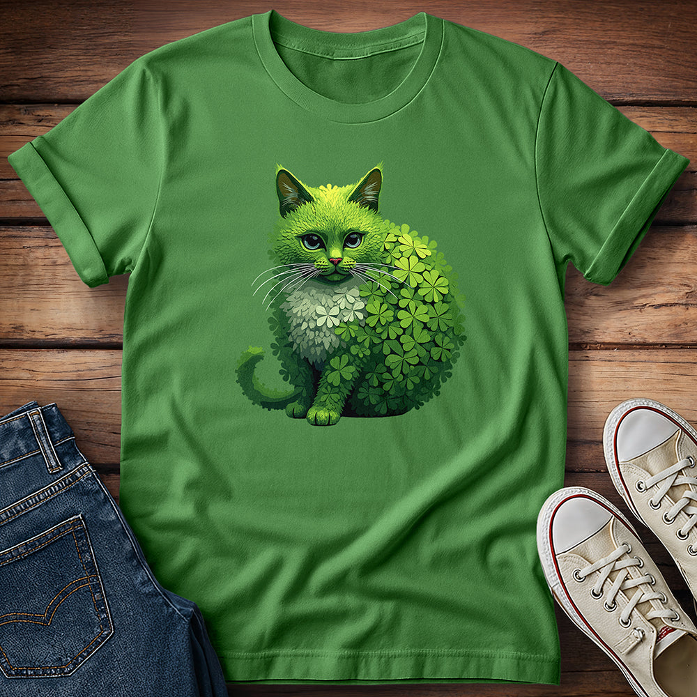 Shamrock Chubby Cat T-Shirt
