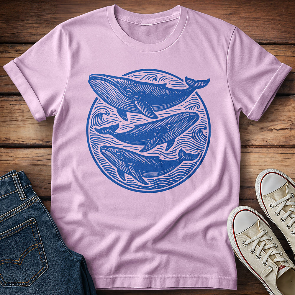 Blue Whales T- Shirt