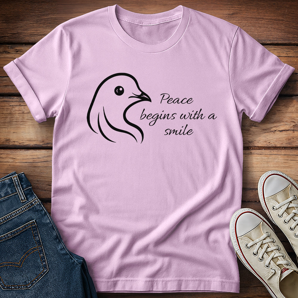Dove Peace Begins with a Smile T-Shirt