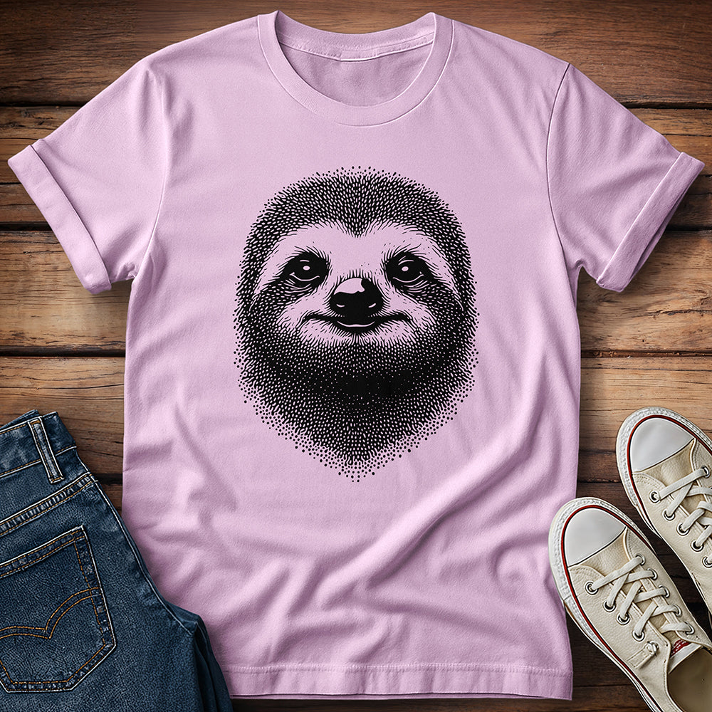 Stippled Sloth T- Shirt