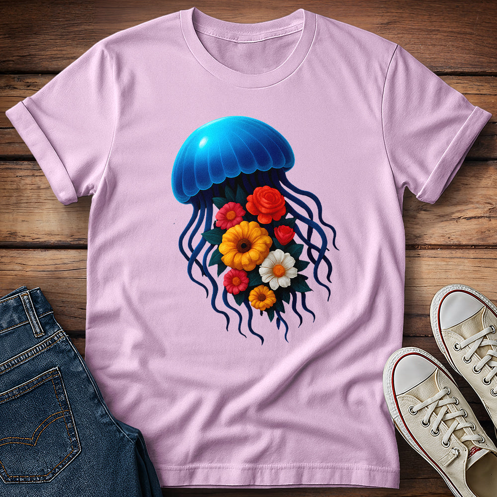 Floral Jellyfish T-Shirt