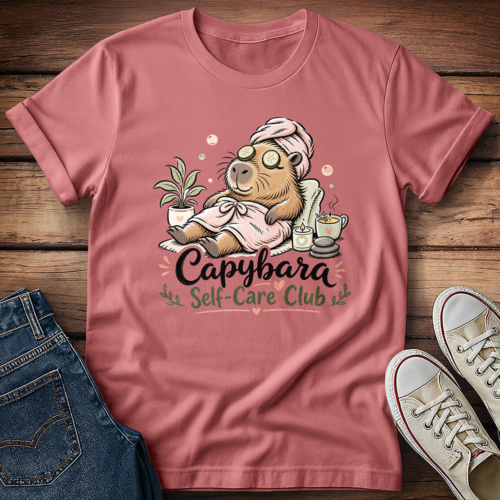Capybara Self Care Club T-Shirt