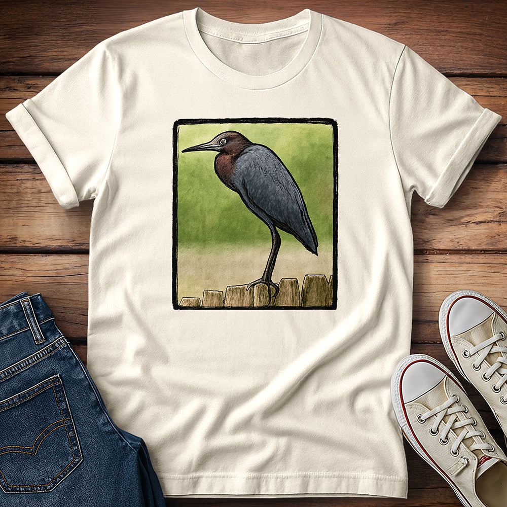 Framed Crane T-Shirt