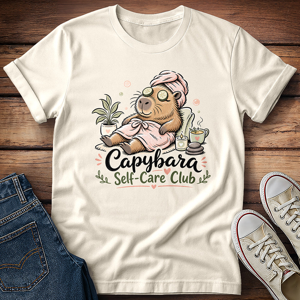 Capybara Self Care Club T-Shirt