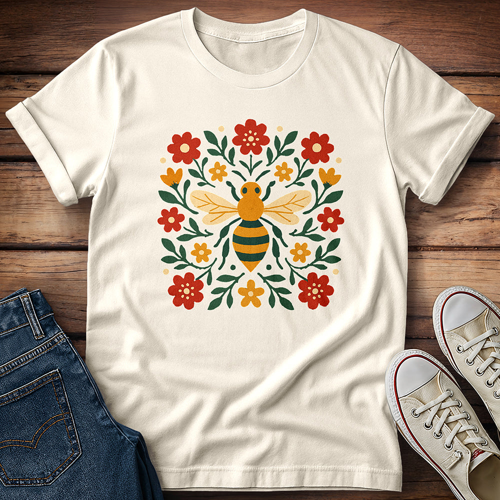 Folk Art Bee T-Shirt
