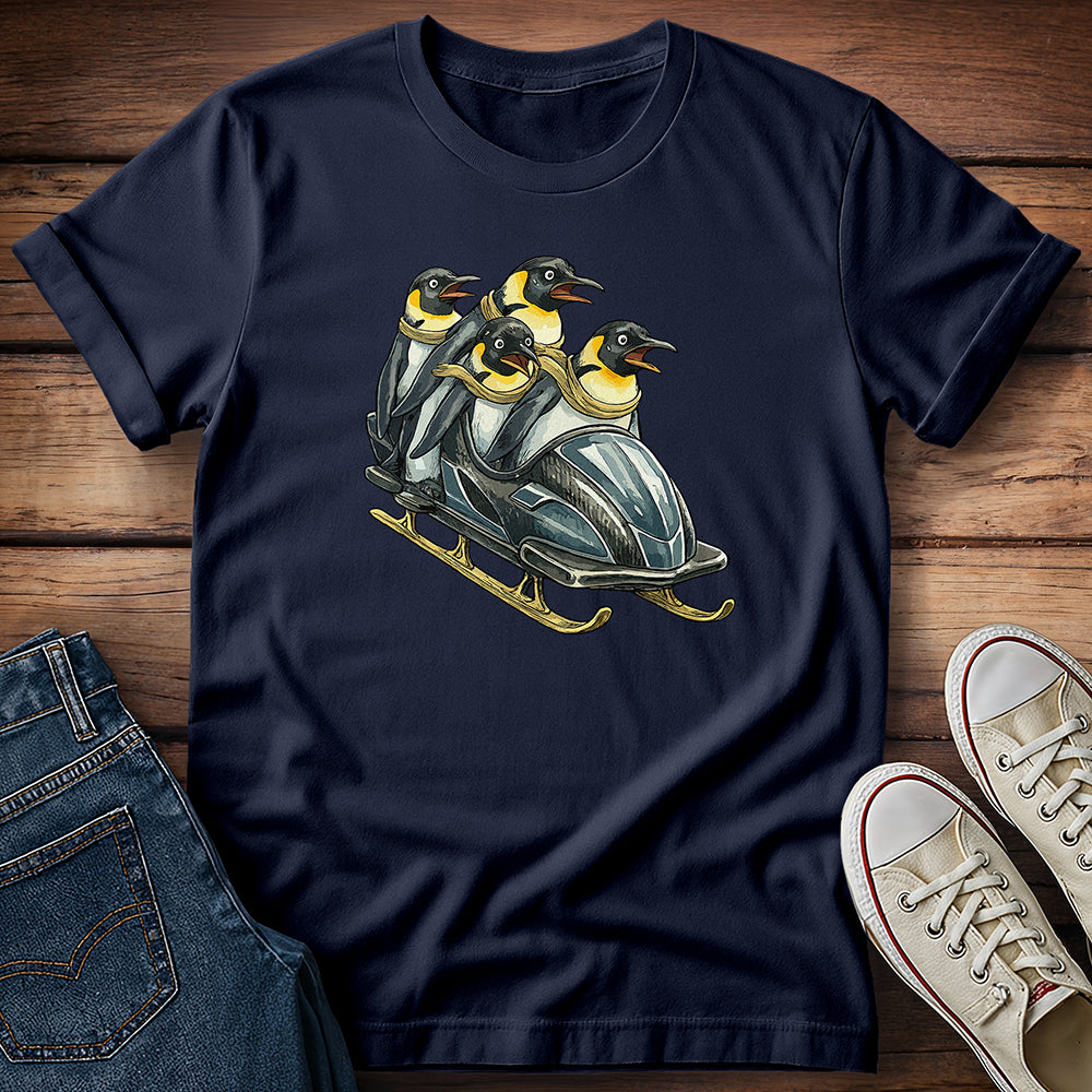 Penguin Bobsled Team T-Shirt