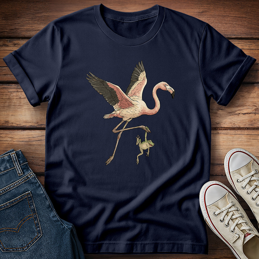 Flamingo & Frog: Wingman & Pond Partner T-Shirt