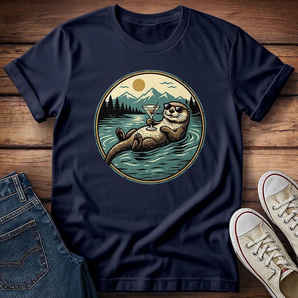Otter Martini Happy Hour T-Shirt