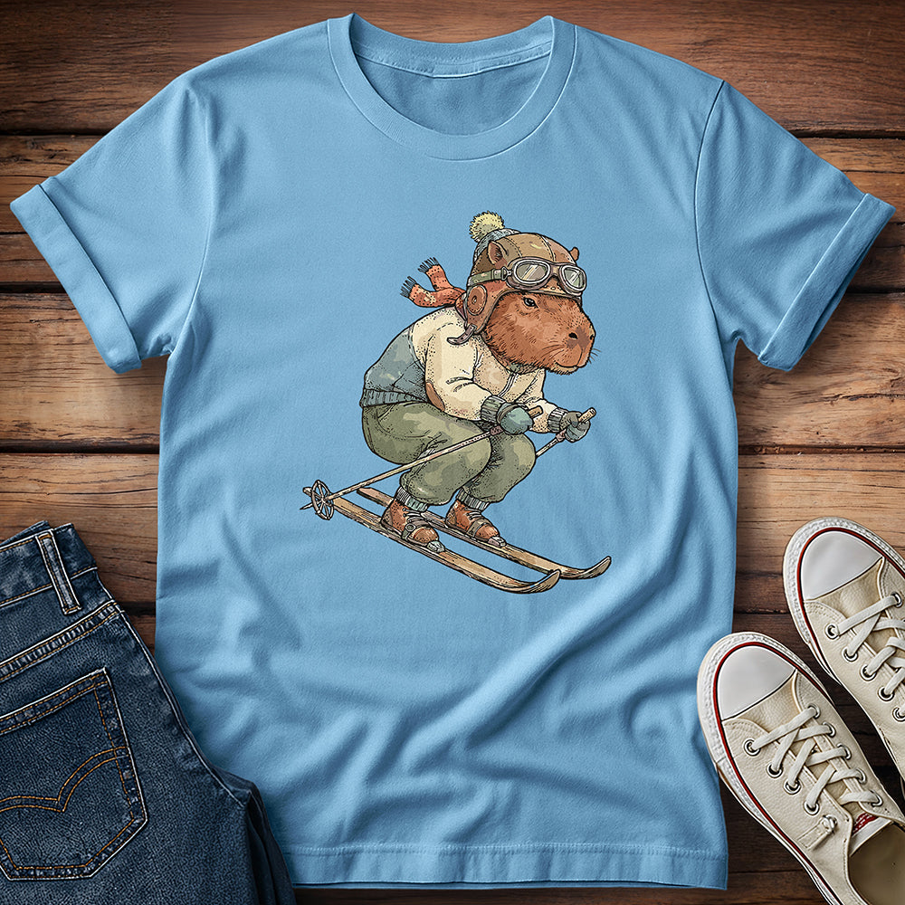 Capybara Alpine Ski Club T-Shirt