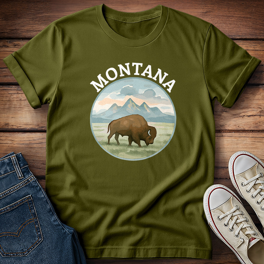 Montana Bison State of Mind T-Shirt
