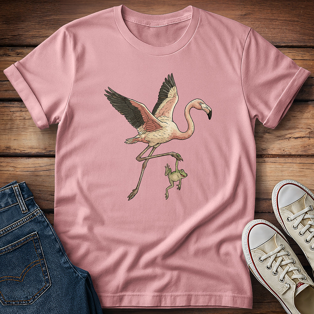 Flamingo & Frog: Wingman & Pond Partner T-Shirt